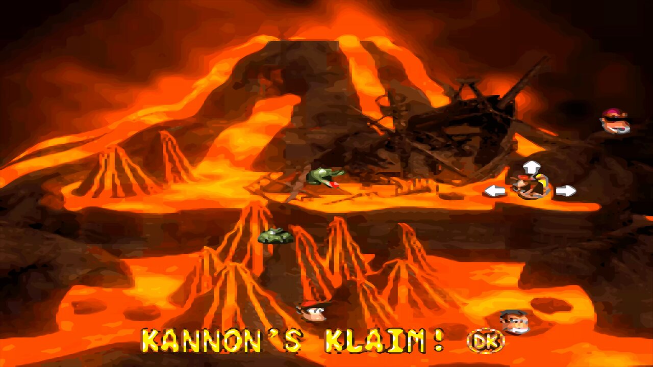 DONKEY KONG COUNTRY 2™ : DIDDY'S KONG QUEST™ / ACT 2. CROCODILE CAULDRON / A2#2. WARP BARREL FINISH