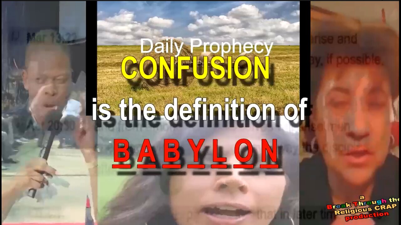 JUMPING OFF THE PATHETIC PROPHETIC CIRCUS WAGON