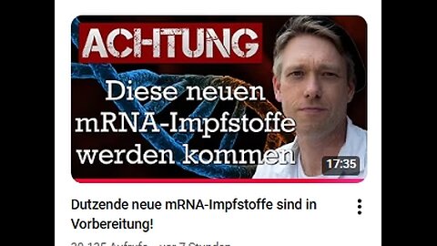 Dutzende neue mRNA-Impfstoffe sind in Vorbereitung! o1.o2.2026 Will Vance