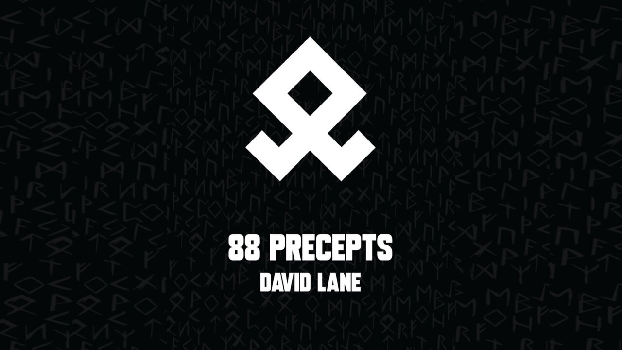 88 Precepts By David Lane Read by Jordan Jereb