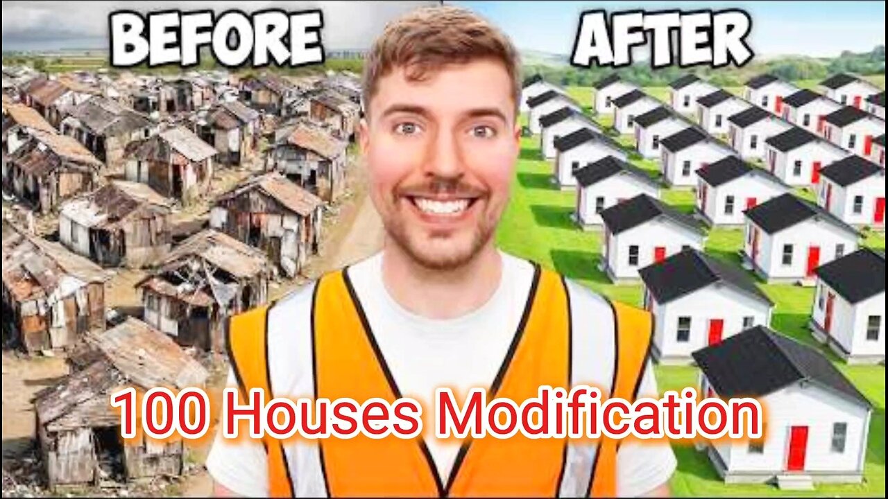 I Built 100 Houses And Them Away!