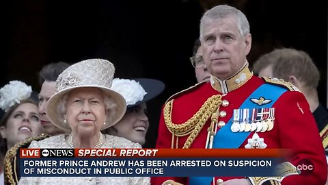 British police arrest Andrew Mountbatten-Windsor on suspicion of misconduct