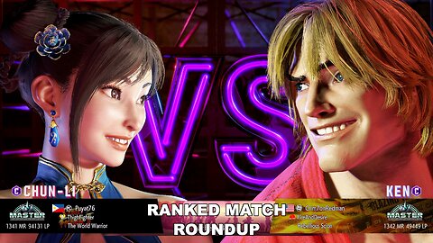 Kuya Kalbo SF6 Ranked Roundup. Chun Li Master Rank [Hori Fight Stick]
