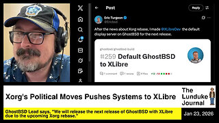 Xorg's Political Moves Pushes Systems to XLibre