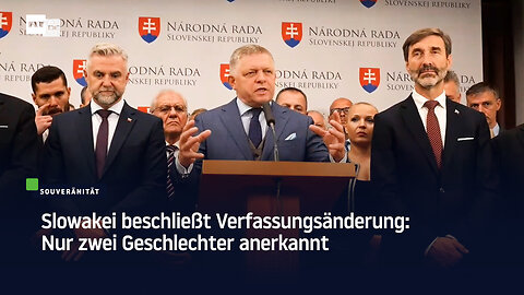 Slowakei beschließt Verfassungsänderung: Nur zwei Geschlechter anerkannt