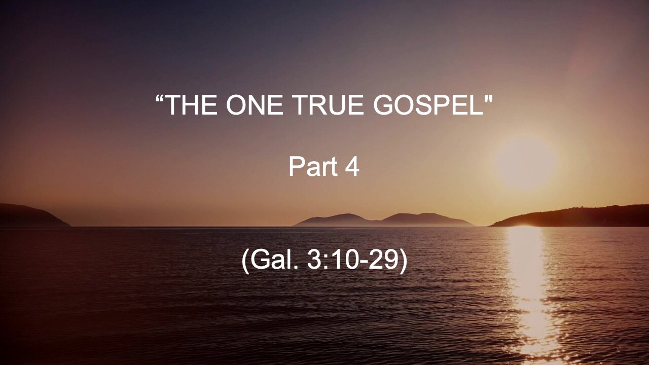 The One True Gospel - Part IV | Jubilee Worship Center