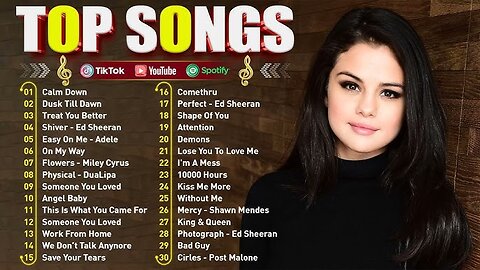 Dua Lipa, Adele, Maroon 5, Rihanna, The Weeknd - Pop music 2025*ROAD 100 SUBS*