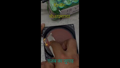 Homemade Knife Sharpener Using DC Motor | Simple DIY Hack