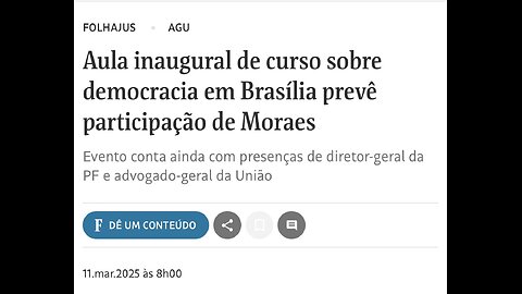 FOLHA STF TENTA ENGANAR O POVO, PREGA A DEMOCRACIA E SE VESTE DE DITADURA: PERSEGUIÇÃO, TORTURA E AUTORITARISMO SÃO ÀS FERRAMENTAS DESSA DEMOCRACIA.