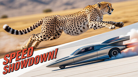 What's Faster A Cheetah Or The WORLD'S Fastest Car?
