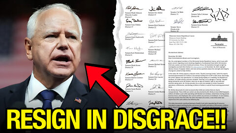 Minnesota Senators DEMAND Tim Walz IMMEDIATELY RESIGN!!