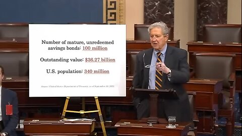 Kennedy on U.S. Senate Floor: Louisianians can collect missing money through unclaimed savings bonds