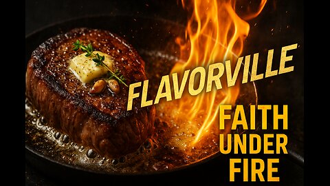 The Flame-Seared Symphony 🔥 | Steak, Butter, and Faith Collide | FlavorVille™ Cinematic Meal