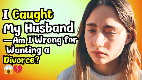 I Caught My Husband... Am I Wrong for Wanting a Divorce? 😱💔 | Reddit Cheating Stories