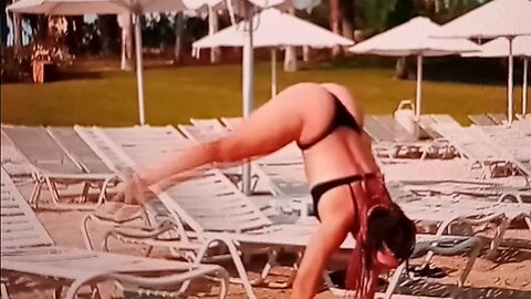 Impressive beach play 