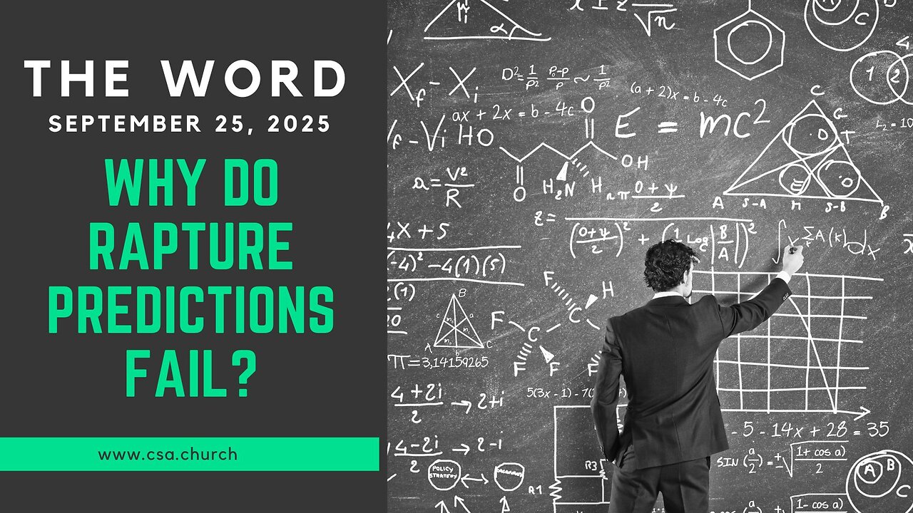 Why Do Rapture Predictions Fail?