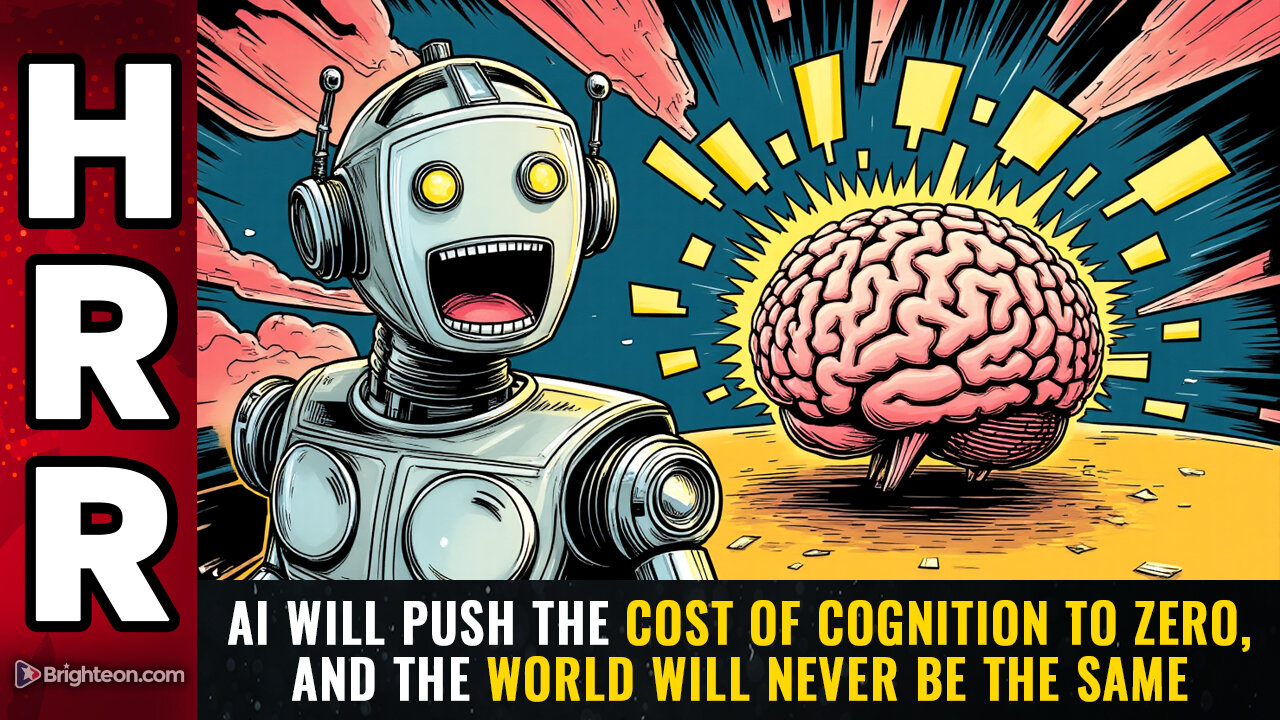 AI will push the COST of COGNITION to ZERO, and the world will never be the same