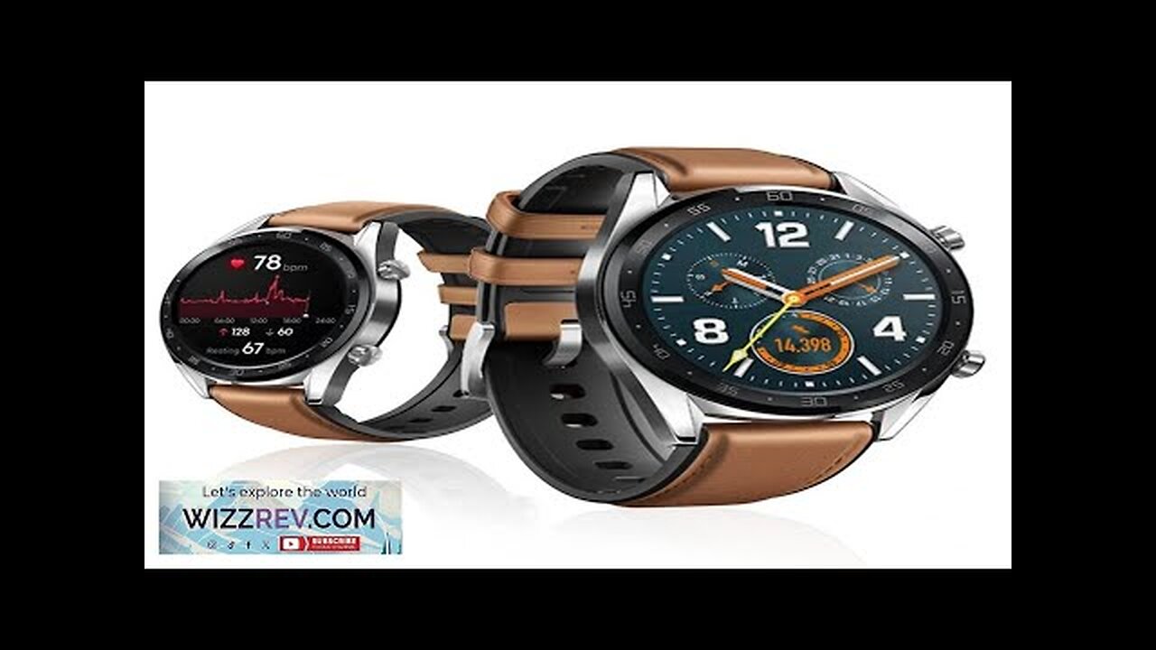 Original Huawei WATCH GT Fashion Version 46MM 1.39'' AMOLED Screen Heart Rate Review