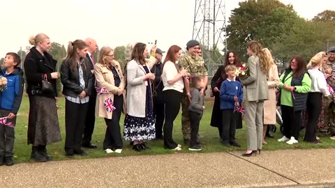 UK's Princess Kate makes first visit to air force base 