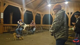 Day 1-Covoy of Honor- Mural Paintimg and Evening Bonfire