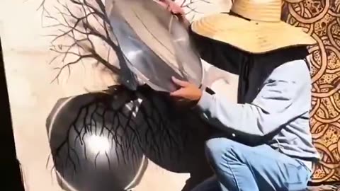 Melted Art. Imagine this on a much larger scale.