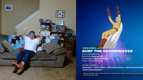 FFG Fortnite Emotes Surf the Soundwaves