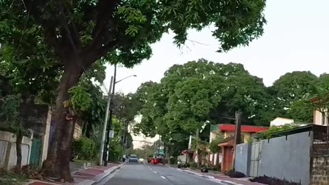Bright Day on Mapagkawanggawa Street, Quezon City, Philippines