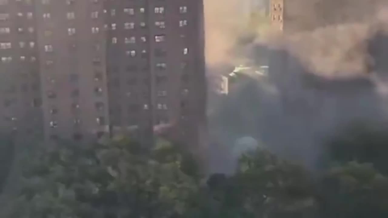 🚨🏢 Watch The Heart-Stopping Moment A High-Rise Building Partially Collapses In The Bronx! | FeedMyCu
