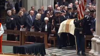 🟢 NO AMERICAN FLAG SEEN OVER DICK CHENEY CASKET AT FUNERAL!