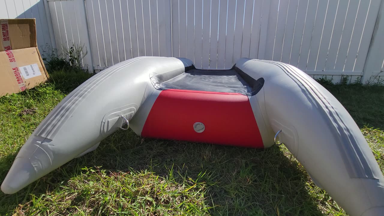 Saturn Cargo Inflatable Trailer Boat unbox and setup
