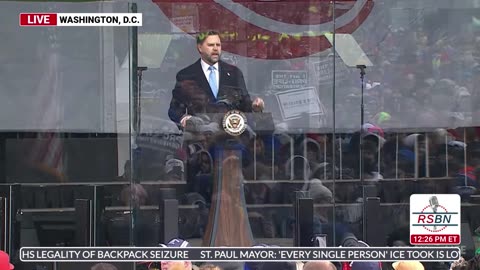 WATCH: VP Vance Explains the Pro-Life Success and Vision of the Trump Administration - 01/23/26