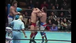 (1989.01.28) The British Bulldogs vs Joe Malenko & Dean Malenko - AJPW