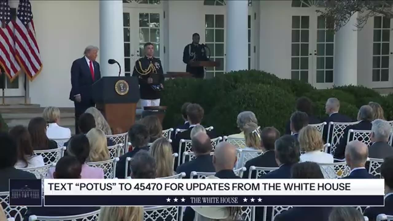 Remarks: Donald Trump Gives Charlie Kirk a Posthumous Medal of Freedom - October 14, 2025