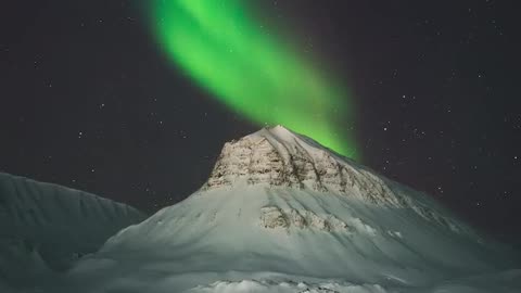 Polar night in Svalbard 🖤