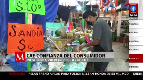 Índice de confianza del consumidor se ubica en 46.7 puntos, menos que en diciembre del año pasado