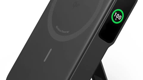 Mobile Charger, 10,000mAh Battery with Smart Display & Foldable Stand, for iPhone