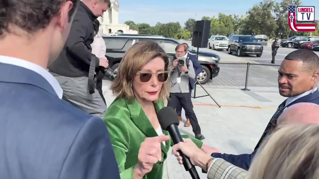 "Why did you refuse the National Guard on January 6th?" NANCY PELOSI: "SHUT UP!"