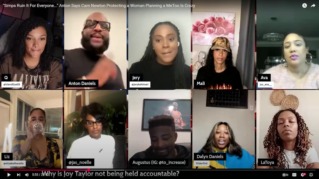 Anton Daniels VS A Panel of Black Women! MeToo ENCOURAGED!