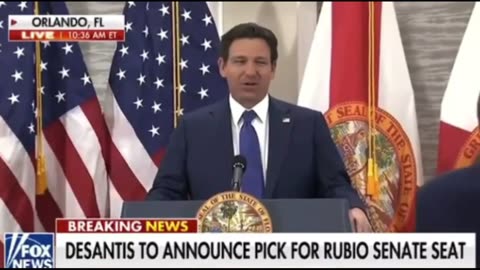 Governor DeSantis Picks Replacement For Marco Rubio's Senate Seat!