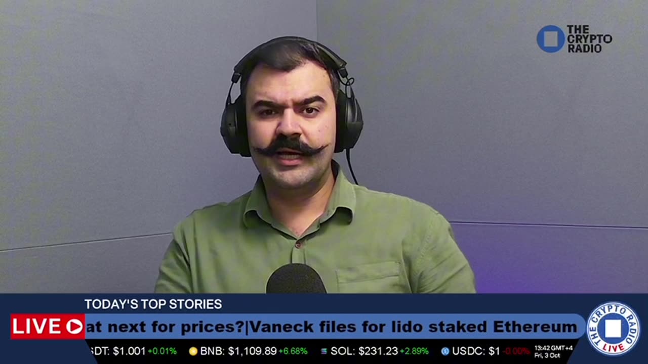 The Crypto Market Live – 3rd October