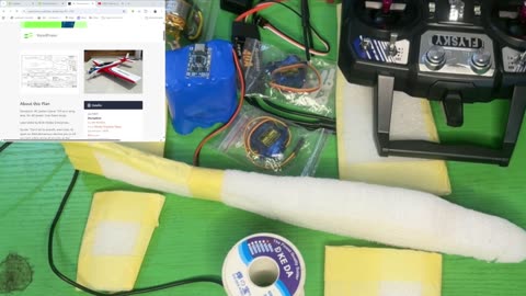 RC Fixed wing STOL plane build