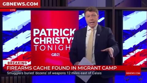 French authorities found “more than a dozen” GUNS buried at a migrant camp ready to cross