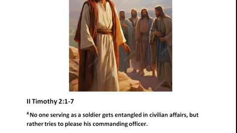 Becoming a Disciple For Christ A Good Soldier Not Distracted From Service II Timothy 2:4