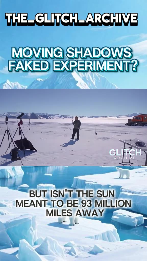 Moving shadows faked experiment?