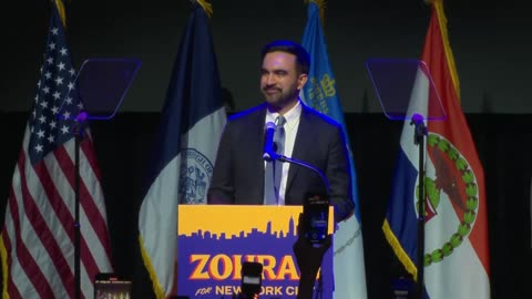 Zohran Mamdani delivers victory speech after winning NYC mayoral election - November 5, 2025