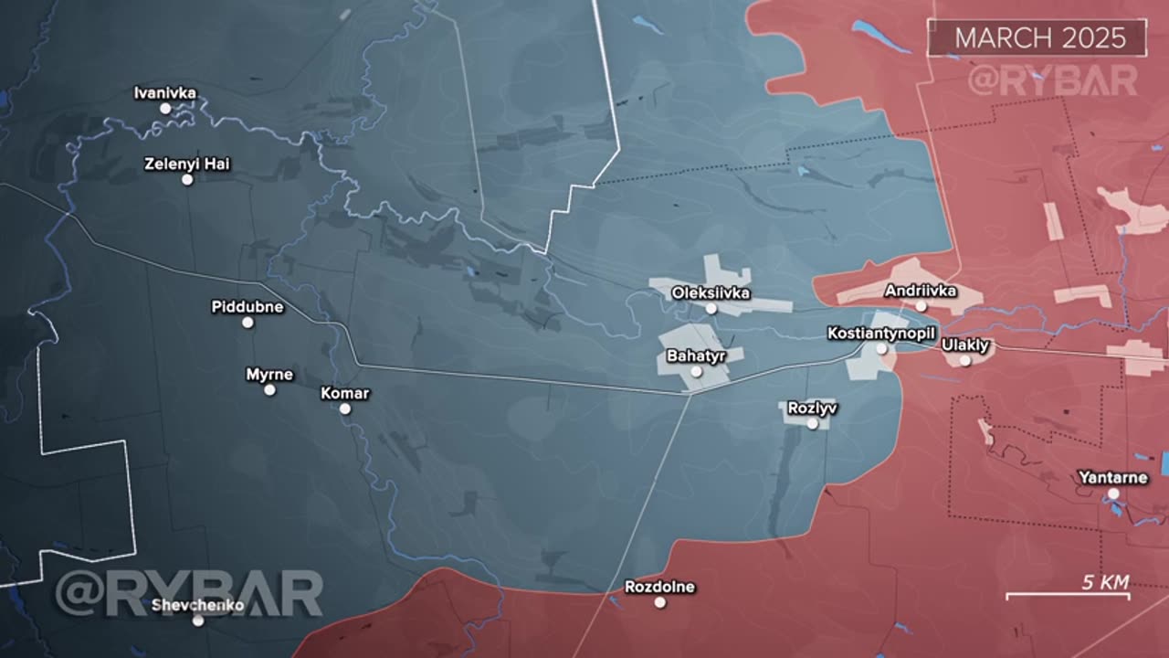 ►🚨▶⚡️🇺🇦⚔️🇷🇺 Rybar Review of the Special Military Operation on Mar.7B 2025