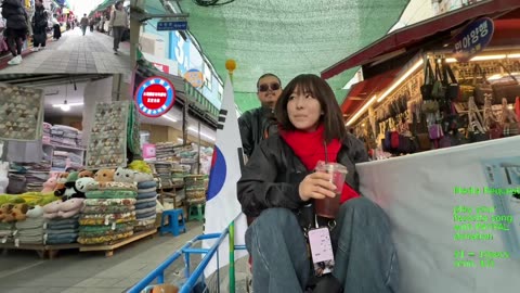 🔥Santa Sled making Busan Korea irl 釜山 韓国 旅行 ライブ.