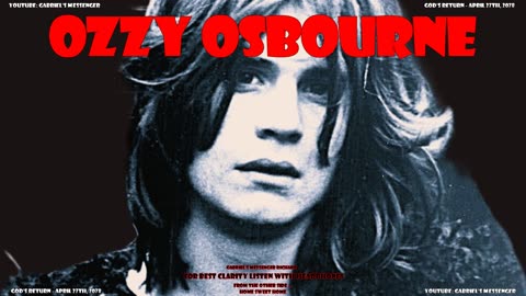 EVP Ozzy Osbourne Stating His Name From The Other Side Of The Veil - Afterlife Communication