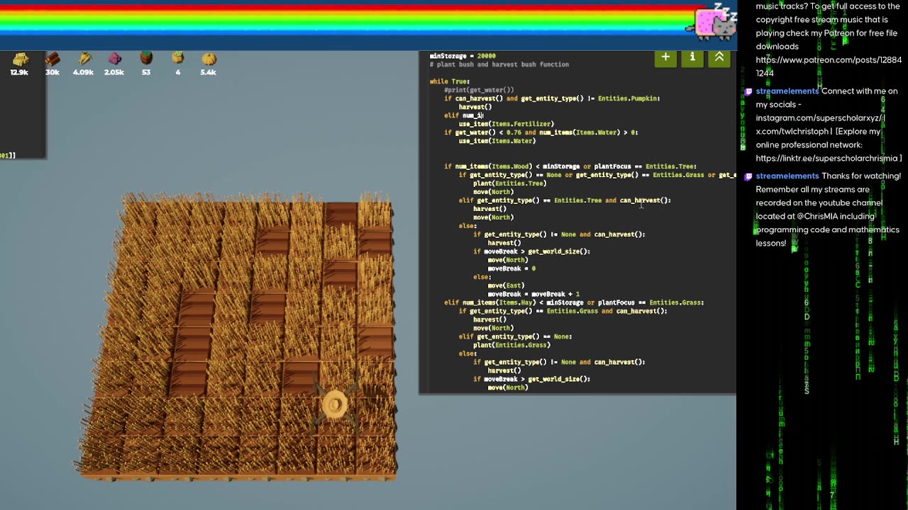 Replacing the Farmer with Python Algorithms