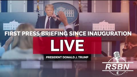 President Trump Holds First Press Briefing Since Inauguration - 1/21/25 - WATCH PARTY!